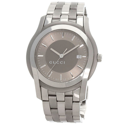 GUCCI Round face Watches 5500XL Stainless Steel/Stainless Steel mens