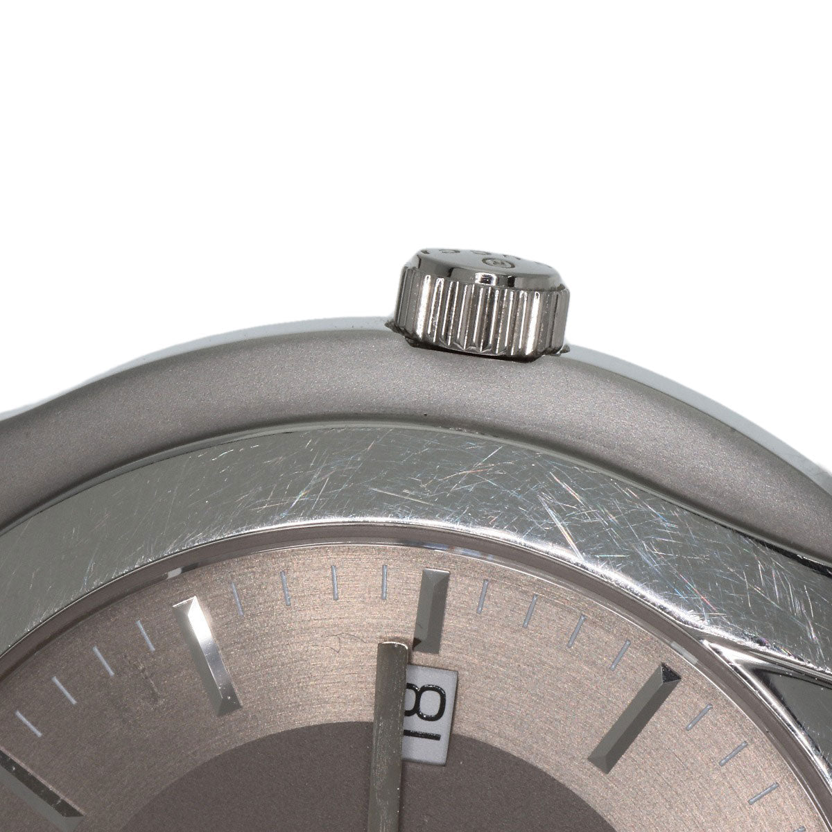 GUCCI Round face Watches 5500XL Stainless Steel/Stainless Steel mens