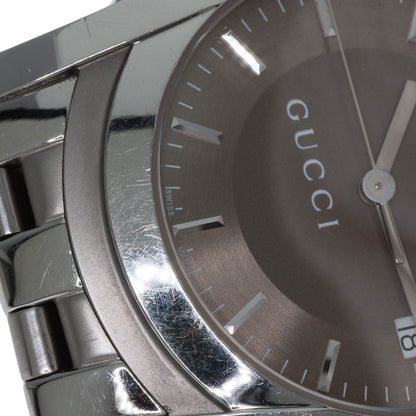 GUCCI Round face Watches 5500XL Stainless Steel/Stainless Steel mens