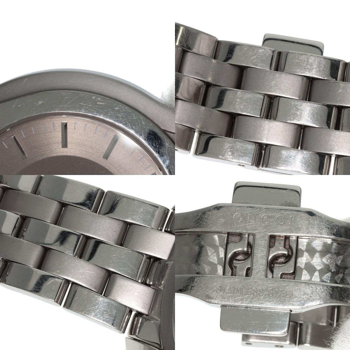 GUCCI Round face Watches 5500XL Stainless Steel/Stainless Steel mens