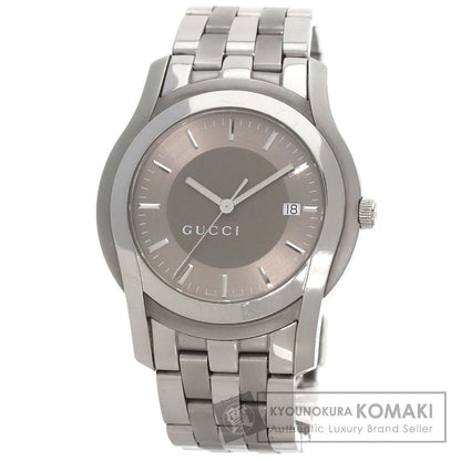 GUCCI Round face Watches 5500XL Stainless Steel/Stainless Steel mens