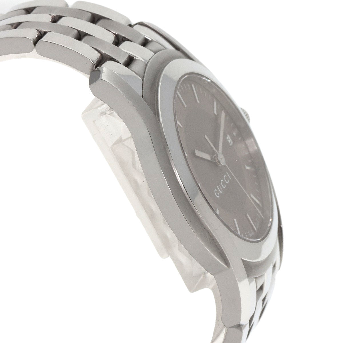 GUCCI Round face Watches 5500XL Stainless Steel/Stainless Steel mens