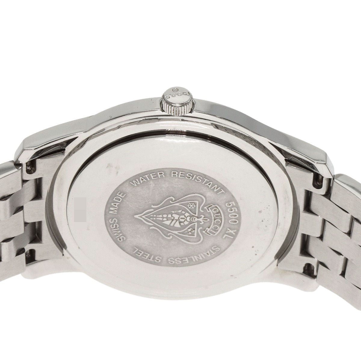 GUCCI Round face Watches 5500XL Stainless Steel/Stainless Steel mens