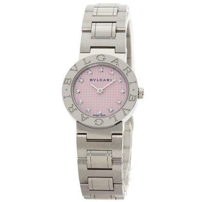 BVLGARI BVLGARI BVLGARI 12P Diamond Watches BB23SS Stainless Steel/Stainless Steel Ladies