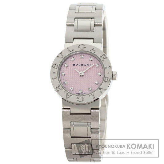 BVLGARI BVLGARI BVLGARI 12P Diamond Watches BB23SS Stainless Steel/Stainless Steel Ladies