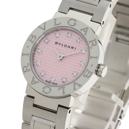 BVLGARI BVLGARI BVLGARI 12P Diamond Watches BB23SS Stainless Steel/Stainless Steel Ladies