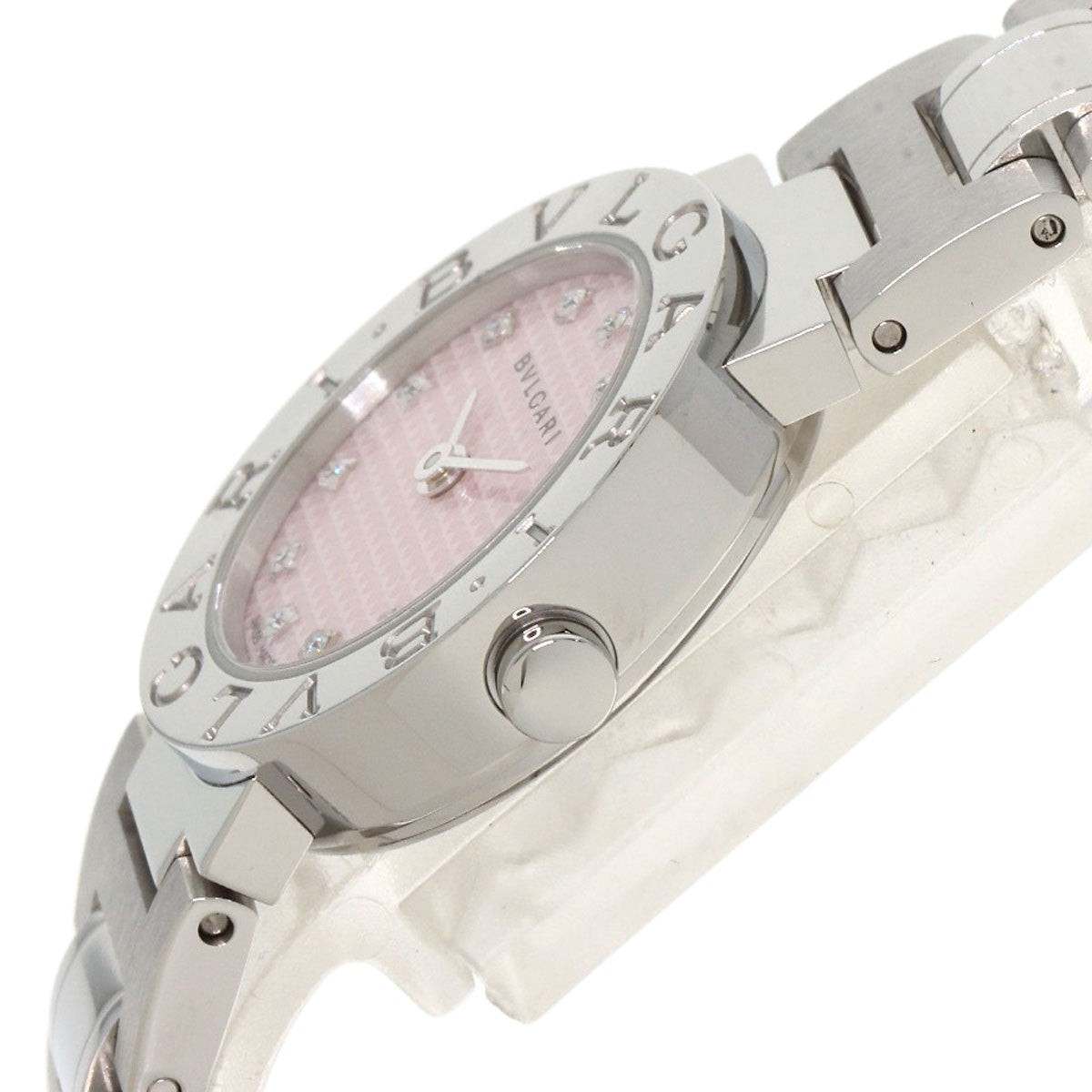 BVLGARI BVLGARI BVLGARI 12P Diamond Watches BB23SS Stainless Steel/Stainless Steel Ladies