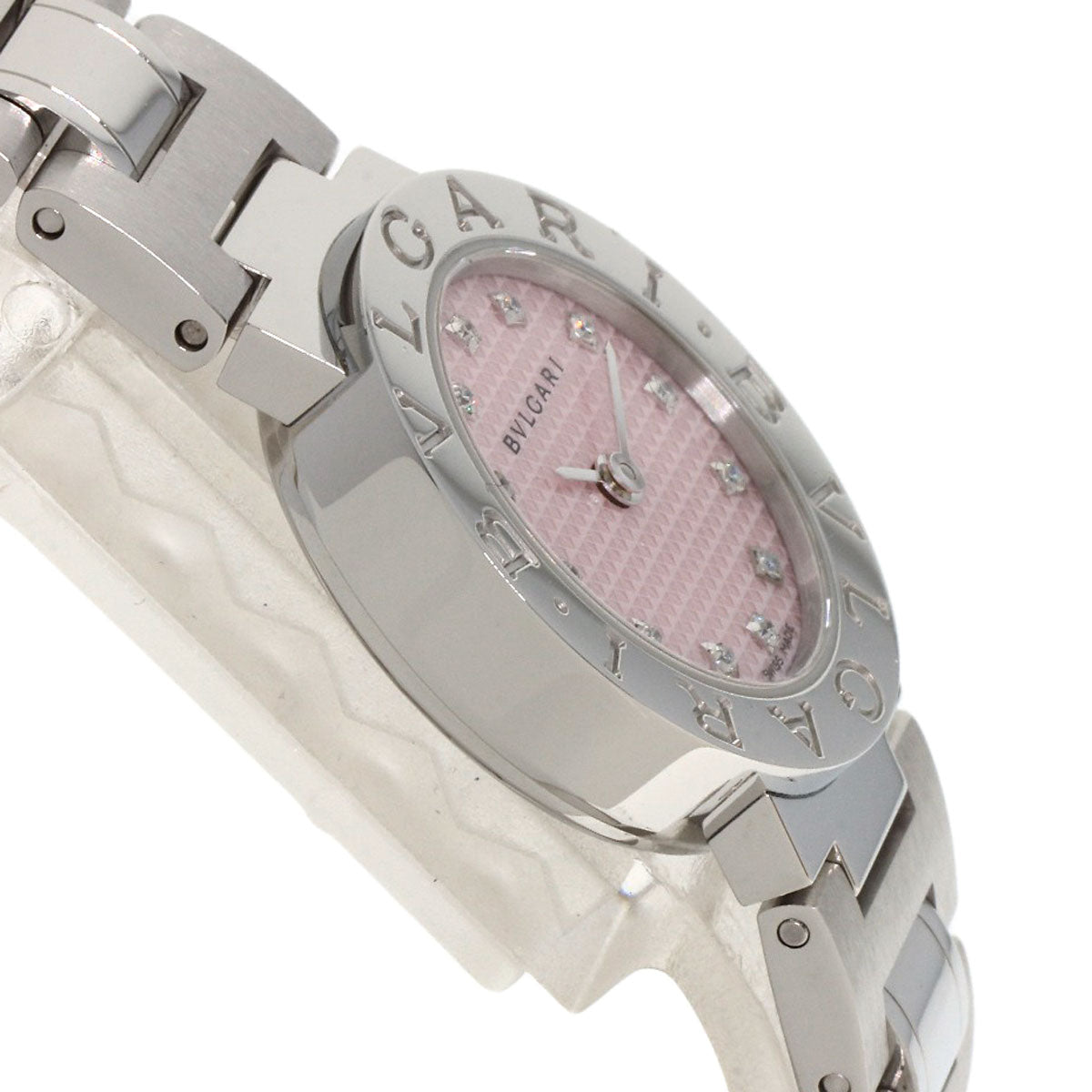 BVLGARI BVLGARI BVLGARI 12P Diamond Watches BB23SS Stainless Steel/Stainless Steel Ladies