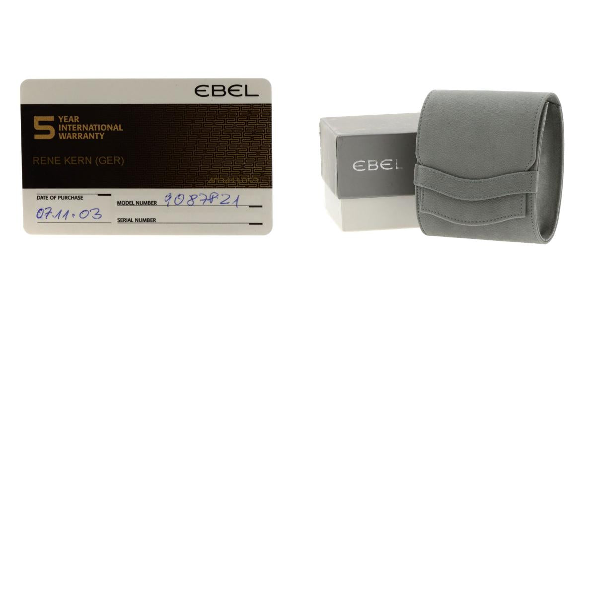 EBEL Classic wave Watches 9087F21 Stainless Steel/Stainless Steel Ladies