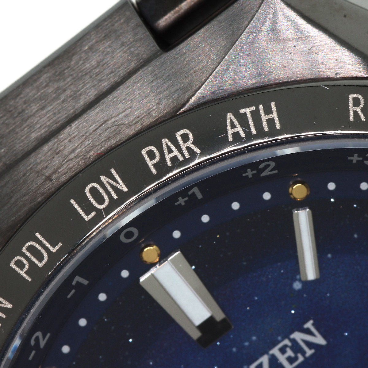 CITIZEN ATESA Direct Flight Cosmic Blue Limited to 2200 pieces worldwide Watches CB0219-50L H145-S123704 Titanium/Titanium mens