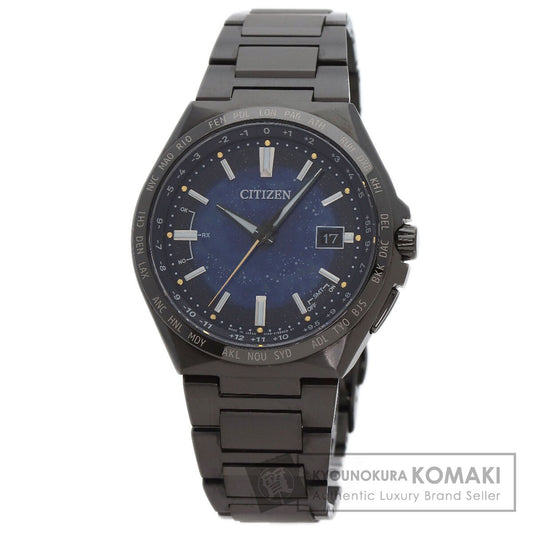 CITIZEN ATESA Direct Flight Cosmic Blue Limited to 2200 pieces worldwide Watches CB0219-50L H145-S123704 Titanium/Titanium mens