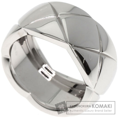 CHANEL Coco Crush Large #55 Ring K18 White Gold Ladies [Used]
