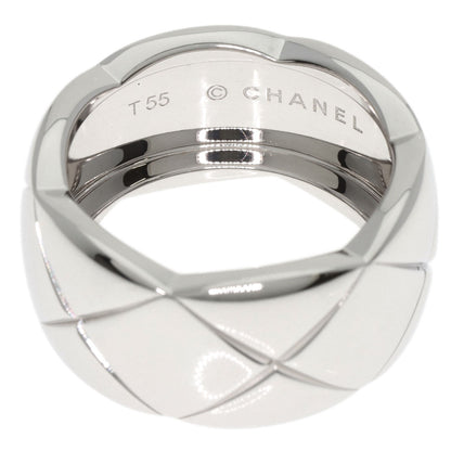 CHANEL Coco Crush Large #55 Ring K18 White Gold Ladies [Used]