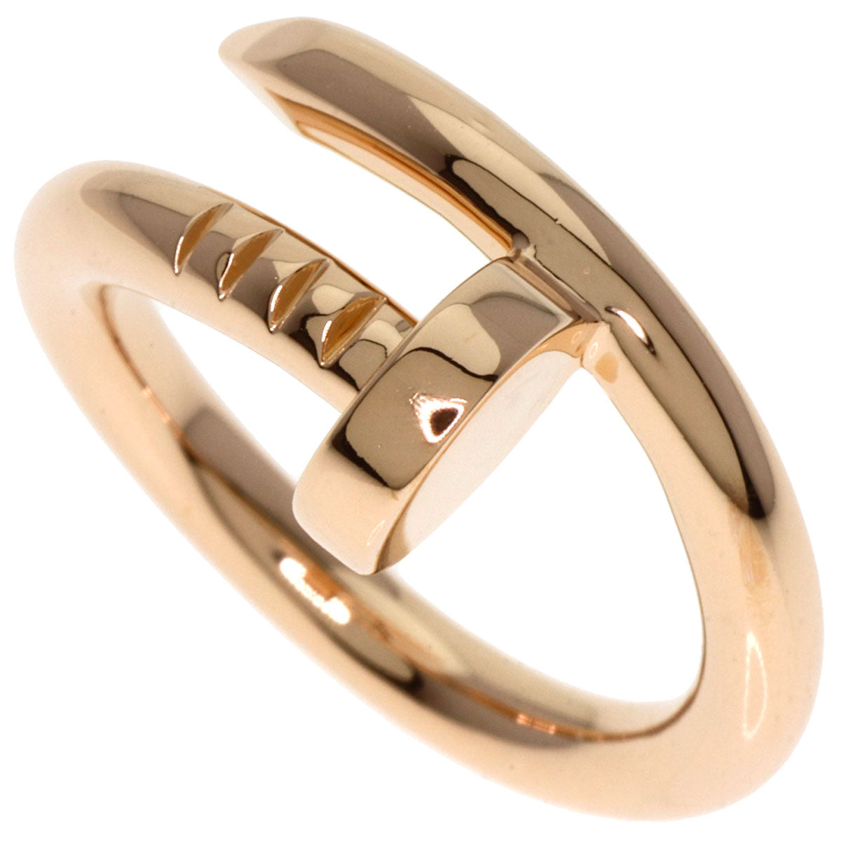 CARTIER Juste un Clou Classic Model #49 Ring K18 Pink Gold Ladies [Used]