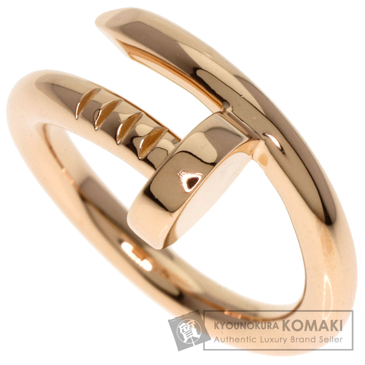 CARTIER Juste un Clou Classic Model #49 Ring K18 Pink Gold Ladies [Used]