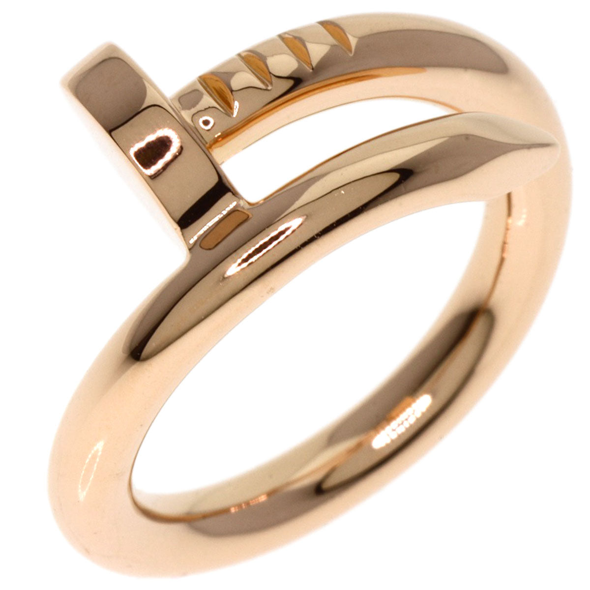 CARTIER Juste un Clou Classic Model #49 Ring K18 Pink Gold Ladies [Used]
