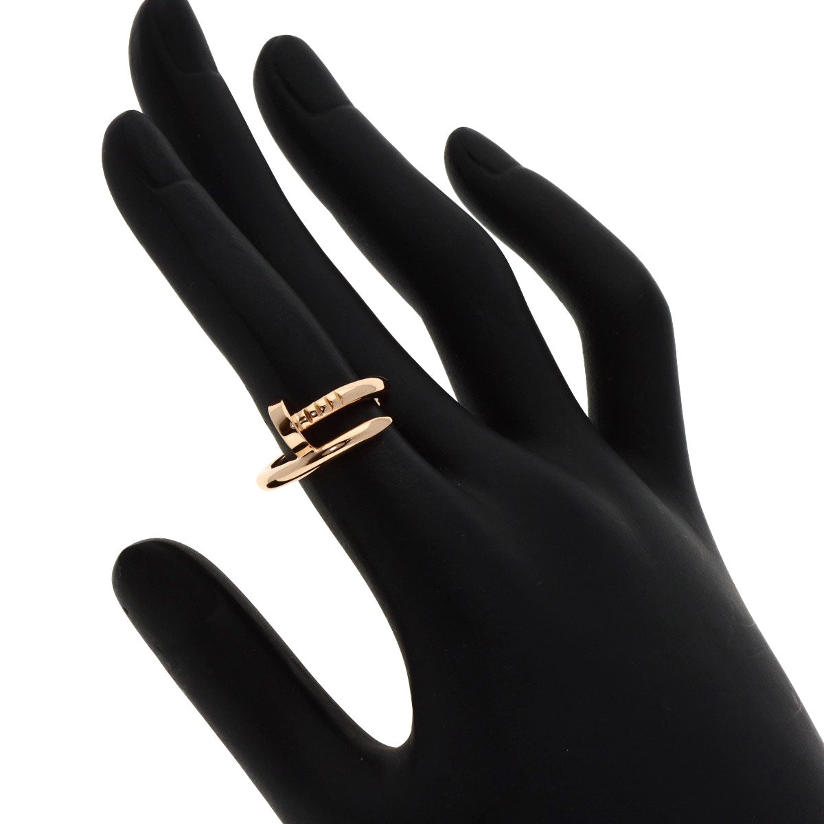 CARTIER Juste un Clou Classic Model #49 Ring K18 Pink Gold Ladies [Used]