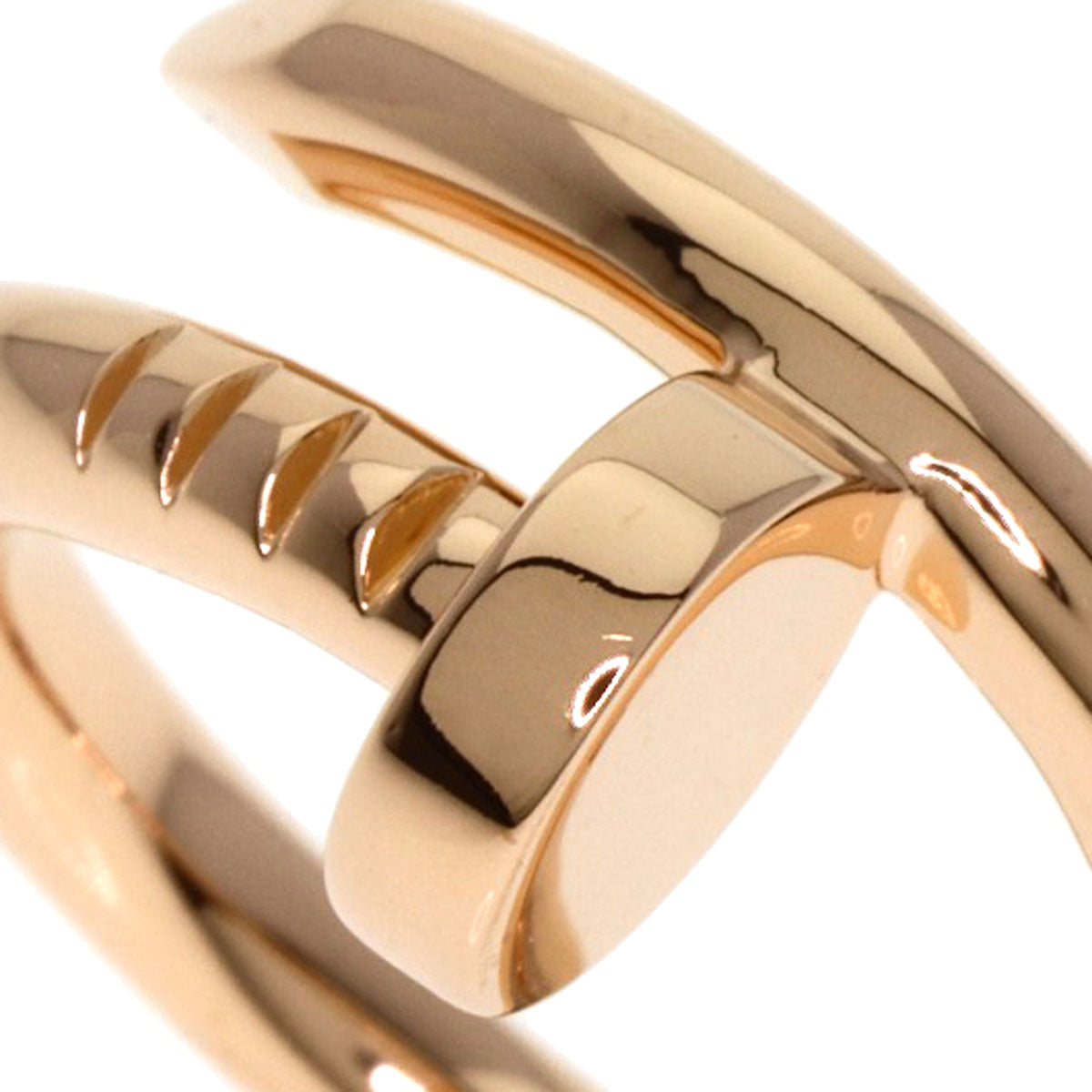 CARTIER Juste un Clou Classic Model #49 Ring K18 Pink Gold Ladies [Used]