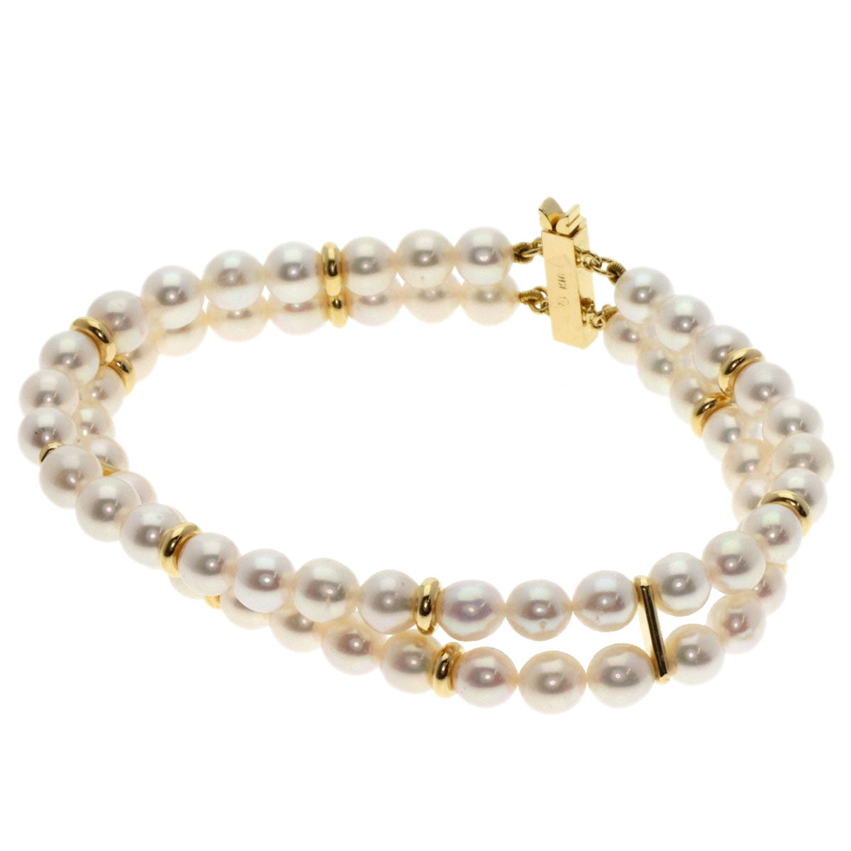 TASAKI Pearl Pearl 2 series Bracelet K18 Yellow Gold Ladies [Used]