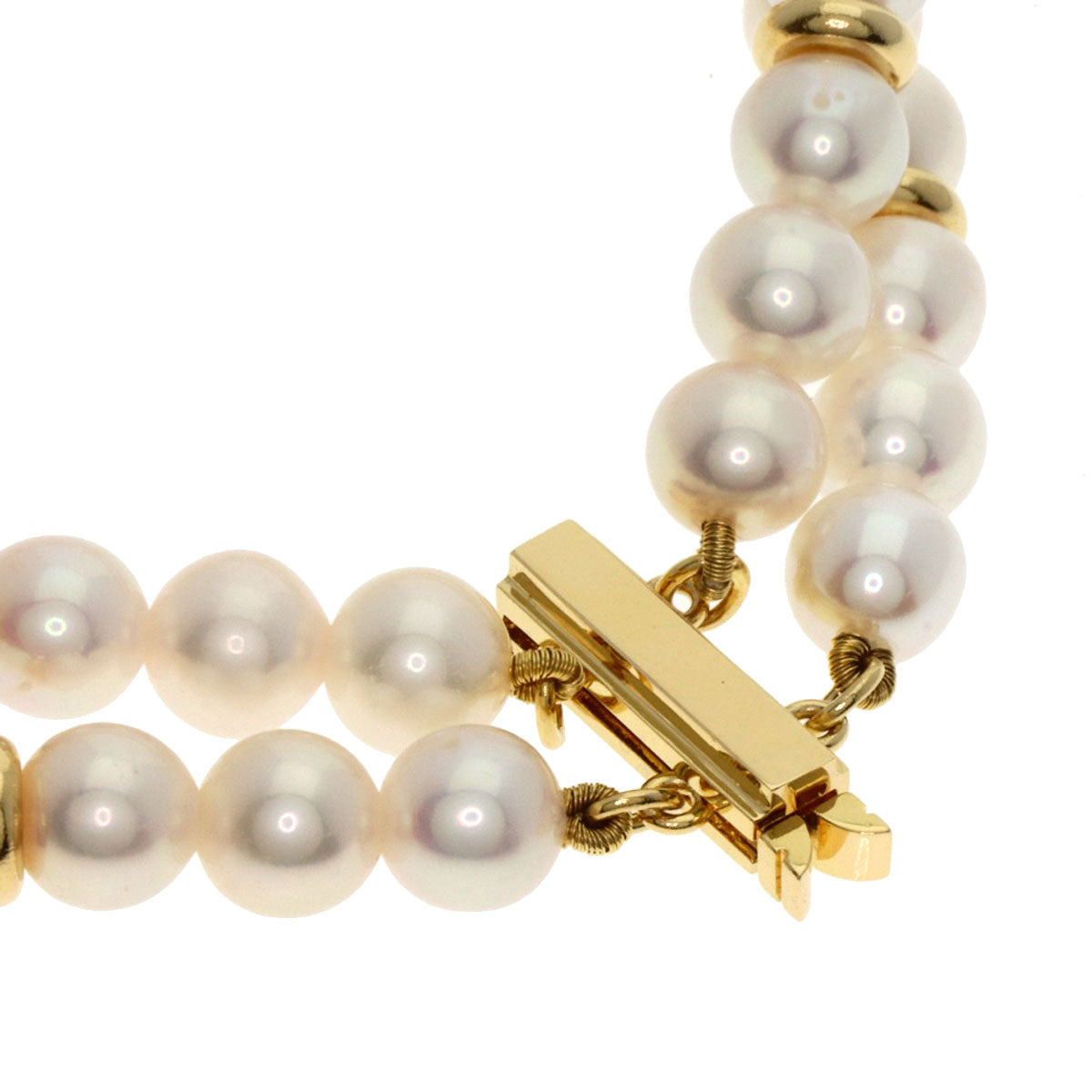 TASAKI Pearl Pearl 2 series Bracelet K18 Yellow Gold Ladies [Used]