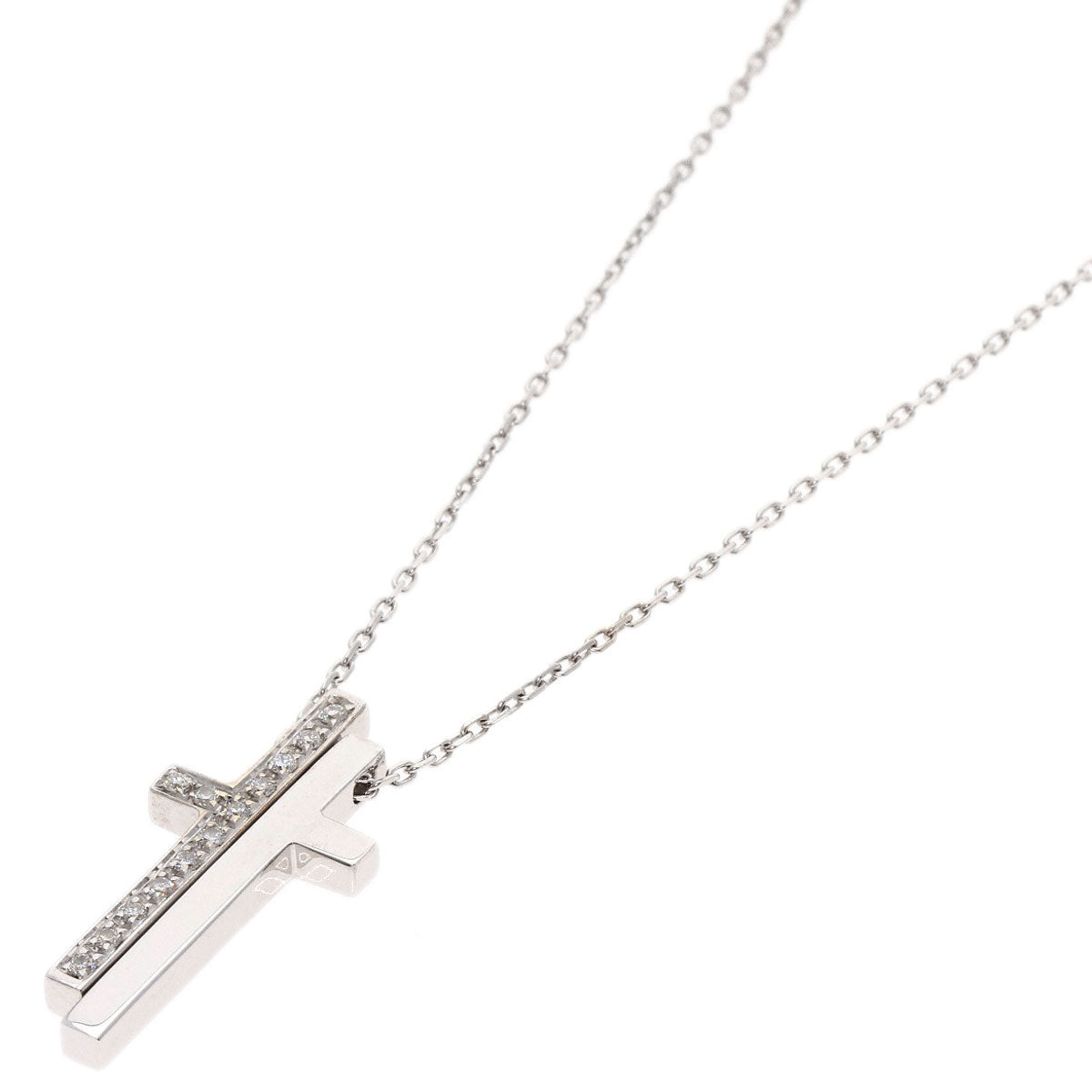 GUCCI   Necklace Separate cloth Diamond K18 White Gold Ladies