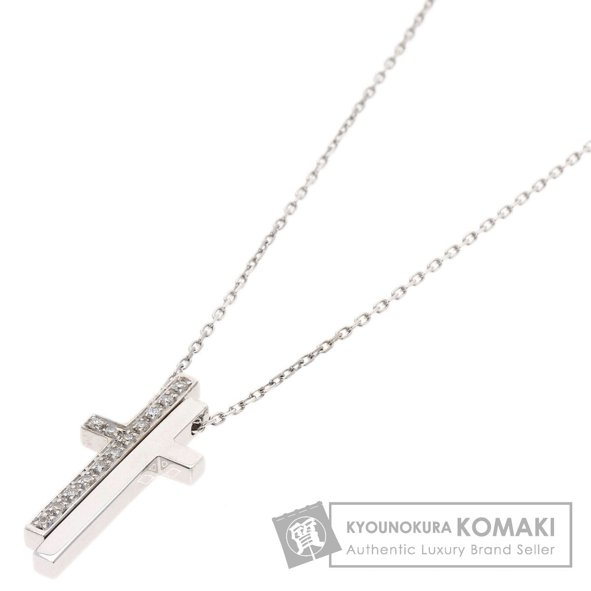 GUCCI   Necklace Separate cloth Diamond K18 White Gold Ladies