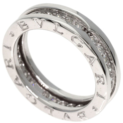 BVLGARI   Ring B.zero1 XS Full Eternity 1 Band Diamond #49 K18 White Gold Ladies