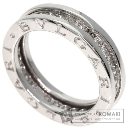 BVLGARI   Ring B.zero1 XS Full Eternity 1 Band Diamond #49 K18 White Gold Ladies