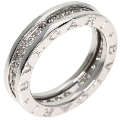 BVLGARI   Ring B.zero1 XS Full Eternity 1 Band Diamond #49 K18 White Gold Ladies