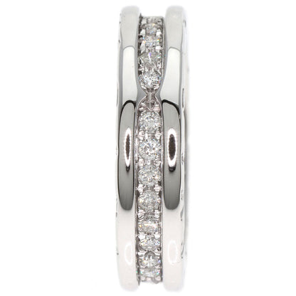 BVLGARI   Ring B.zero1 XS Full Eternity 1 Band Diamond #49 K18 White Gold Ladies