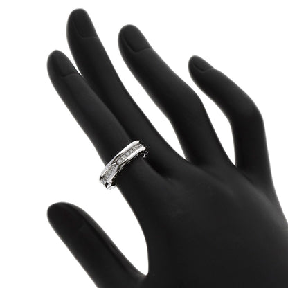 BVLGARI   Ring B.zero1 XS Full Eternity 1 Band Diamond #49 K18 White Gold Ladies