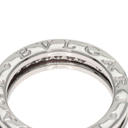 BVLGARI   Ring B.zero1 XS Full Eternity 1 Band Diamond #49 K18 White Gold Ladies