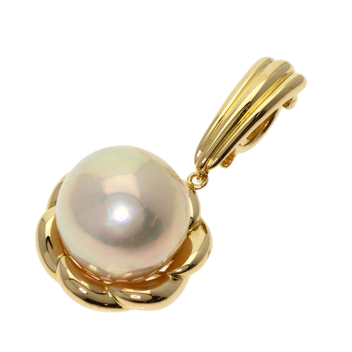TASAKI Pearl Pearl Pendant top K18 Yellow Gold Ladies [Used]