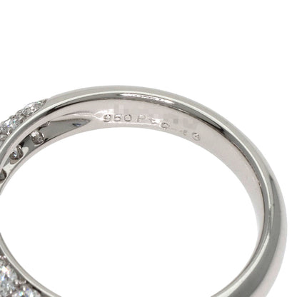 Gimel Pave Diamond Ring Platinum PT950 Ladies [Used]