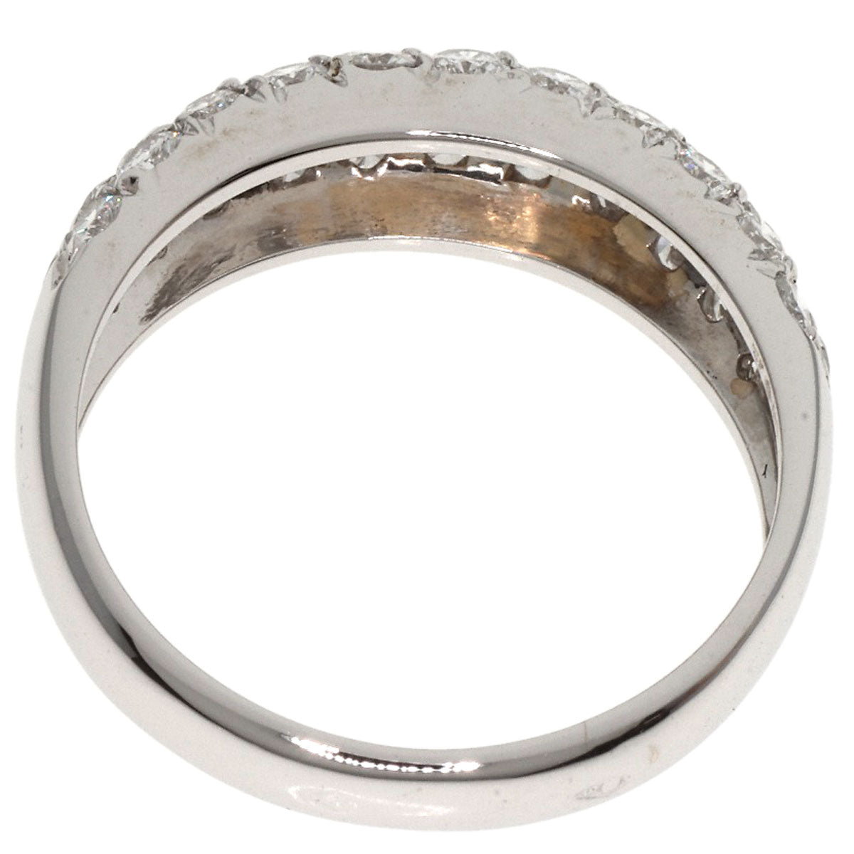 Van Cleef & Arpels Pave Diamond Ring K18 White Gold Ladies [Used]