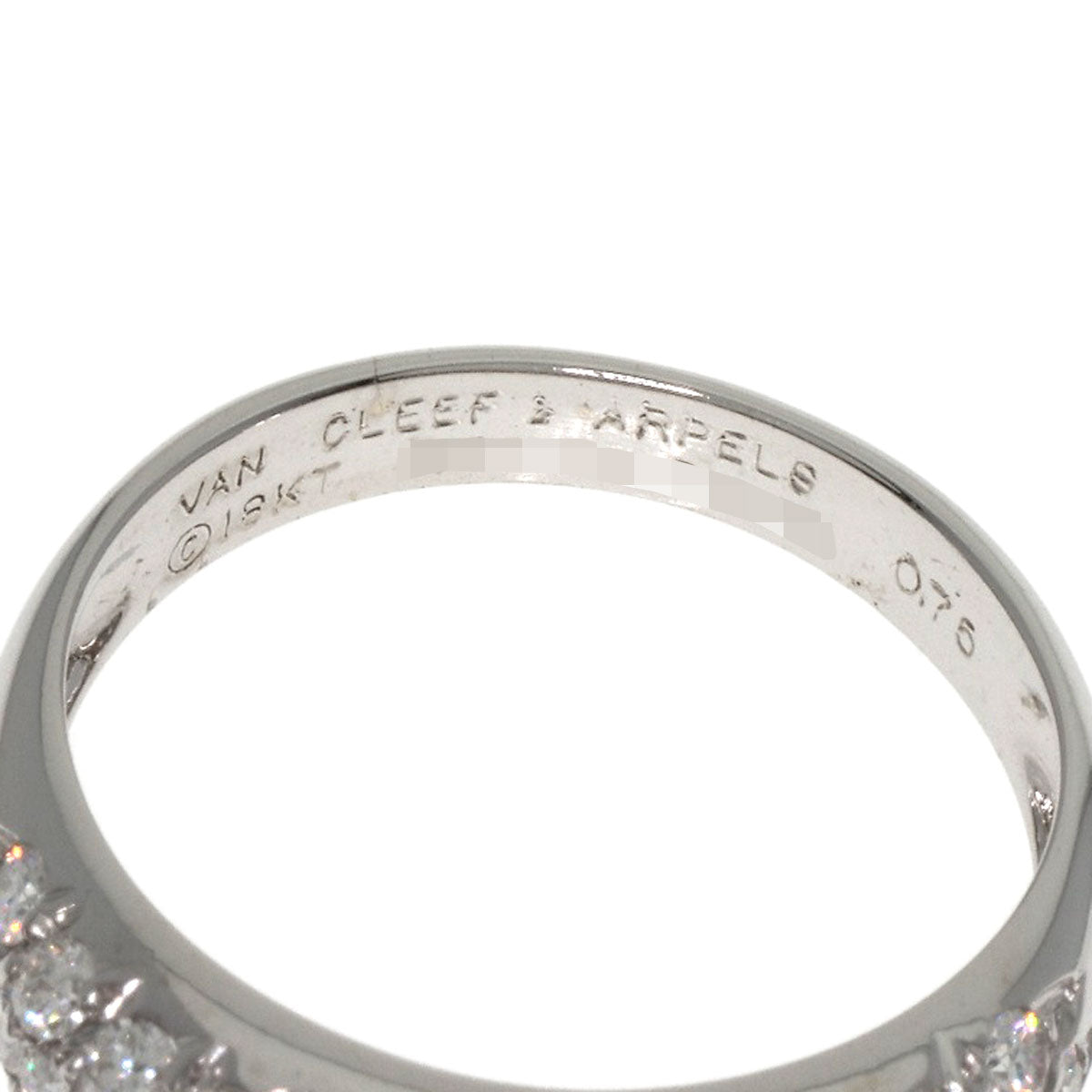 Van Cleef & Arpels Pave Diamond Ring K18 White Gold Ladies [Used]