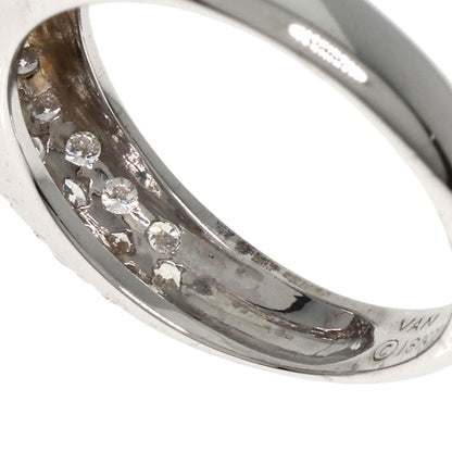 Van Cleef & Arpels Pave Diamond Ring K18 White Gold Ladies [Used]