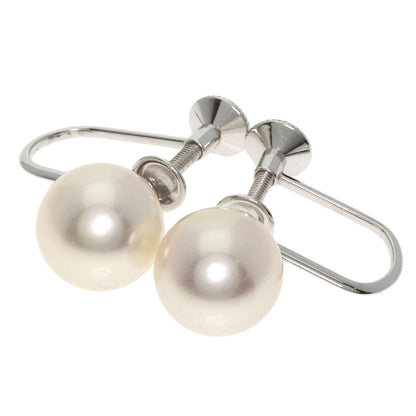MIKIMOTO Pearl Pearl 0.3" Earring K18 White Gold Ladies [Used]