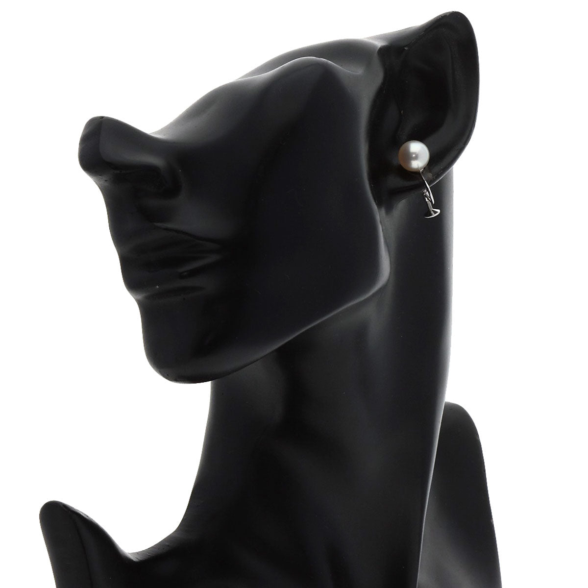 MIKIMOTO Pearl Pearl 0.3" Earring K18 White Gold Ladies [Used]