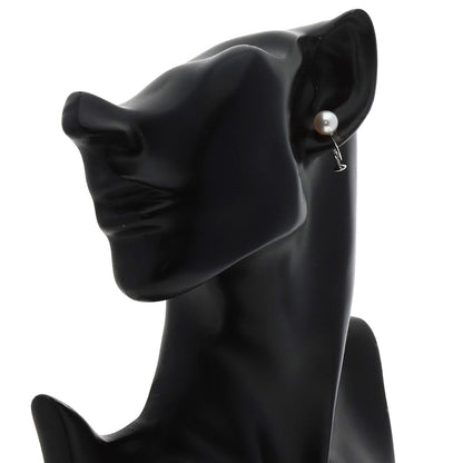 MIKIMOTO Pearl Pearl 0.3" Earring K18 White Gold Ladies [Used]