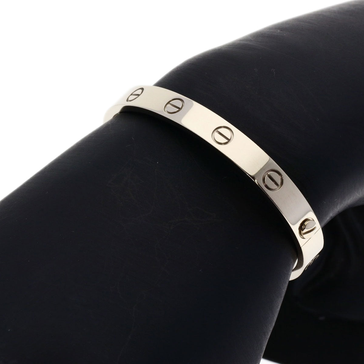 CARTIER LOVE Bracelets with screwdriver #16 Bracelet K18 White Gold Ladies [Used]