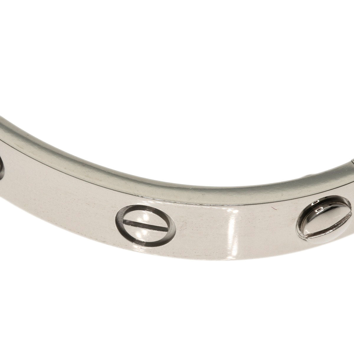 CARTIER LOVE Bracelets with screwdriver #16 Bracelet K18 White Gold Ladies [Used]