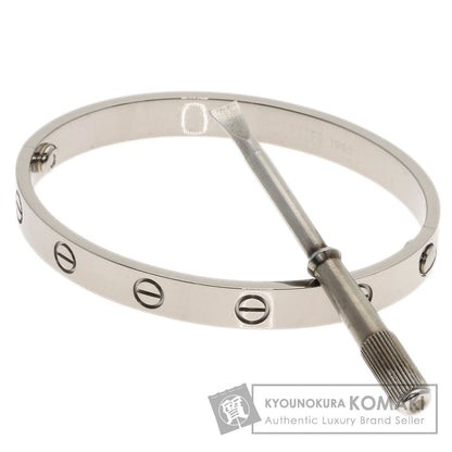 CARTIER LOVE Bracelets with screwdriver #16 Bracelet K18 White Gold Ladies [Used]