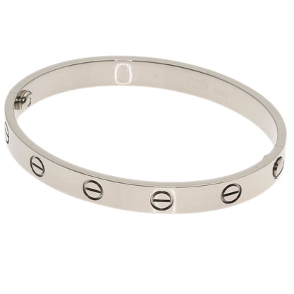 CARTIER LOVE Bracelets with screwdriver #16 Bracelet K18 White Gold Ladies [Used]