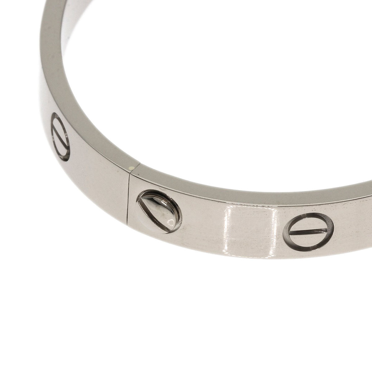 CARTIER LOVE Bracelets with screwdriver #16 Bracelet K18 White Gold Ladies [Used]