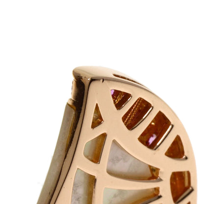 BVLGARI Diva Dream Shell Pink Sapphire 1P Diamond Necklace K18 Pink Gold Ladies [Used]