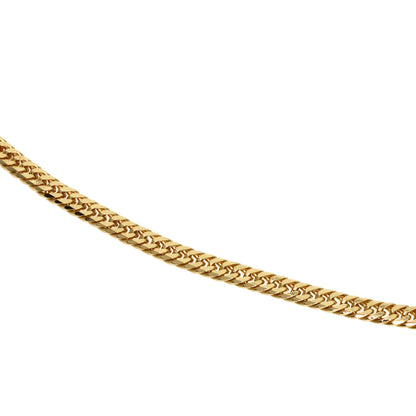 Curb chain Kihei W6 side Bracelet K18 Yellow Gold  5.7g�E½@mens