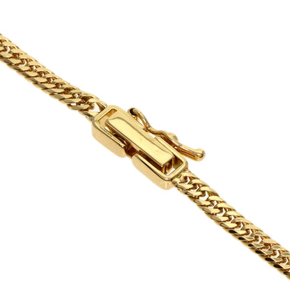 Curb chain Kihei W6 side Bracelet K18 Yellow Gold  5.7g�E½@mens