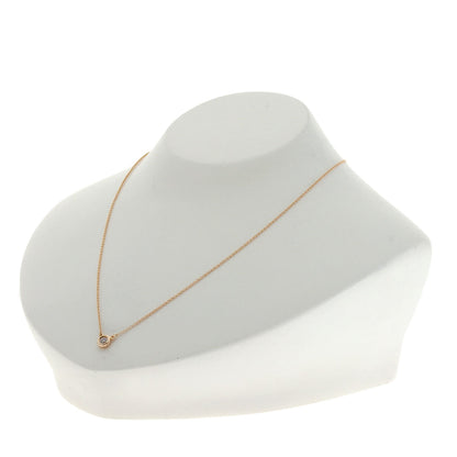 TIFFANY&Co. By The Yard Diamond Necklace K18 Pink Gold Ladies [Used]
