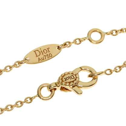 Dior Rose Devane Celeste Shell Onyx 1P Diamond Bracelet K18 Yellow Gold Ladies [Used]